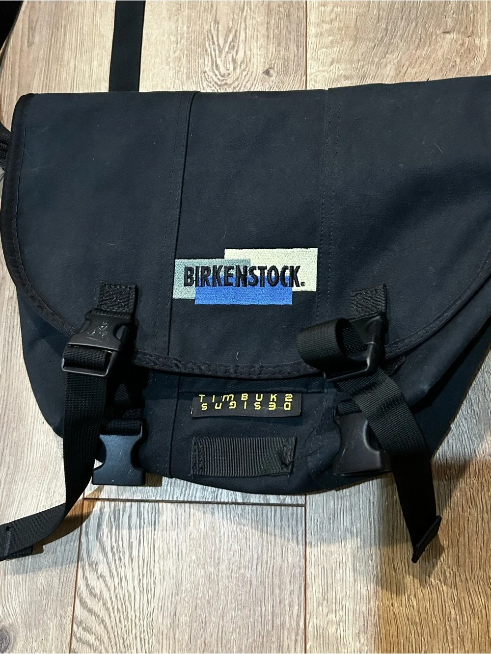 Birkenstock Black Men's Messenger Crossbody Bag